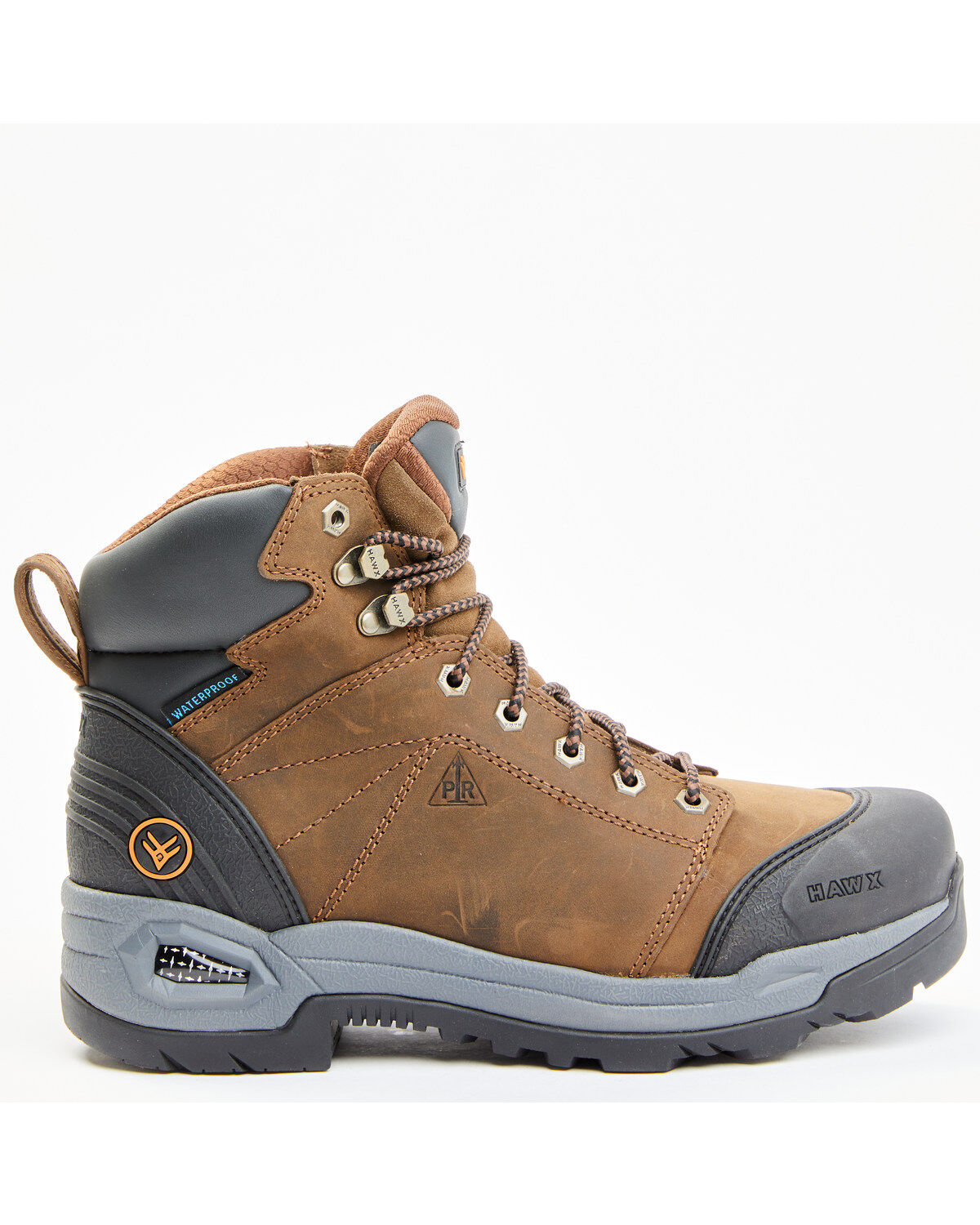 Hawx Men's Lace To Toe Crazy Horse Waterproof Work Boots - Soft Toe