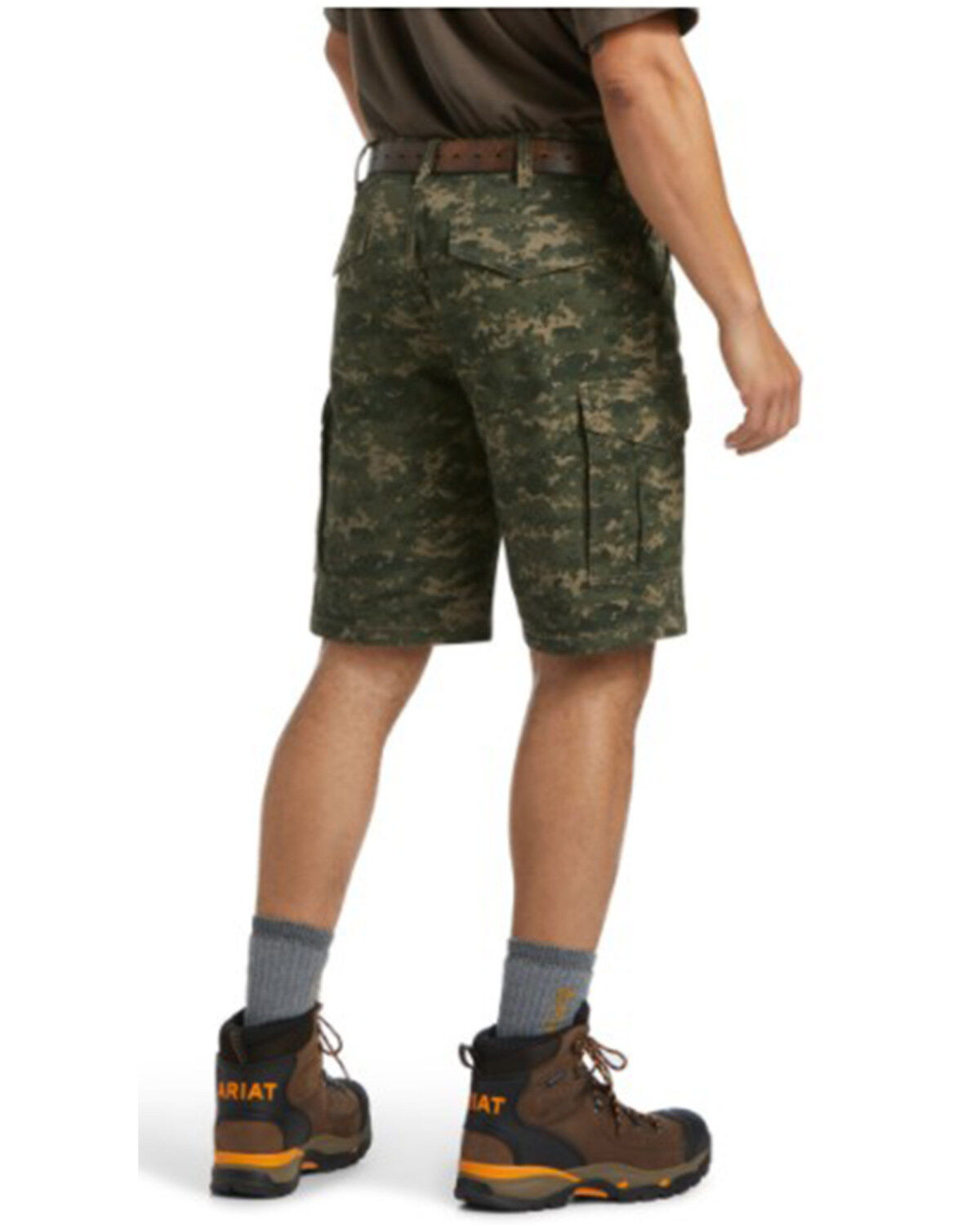 Ariat Men's Rebar Durastretch Made Tough Camo Cargo Work Shorts