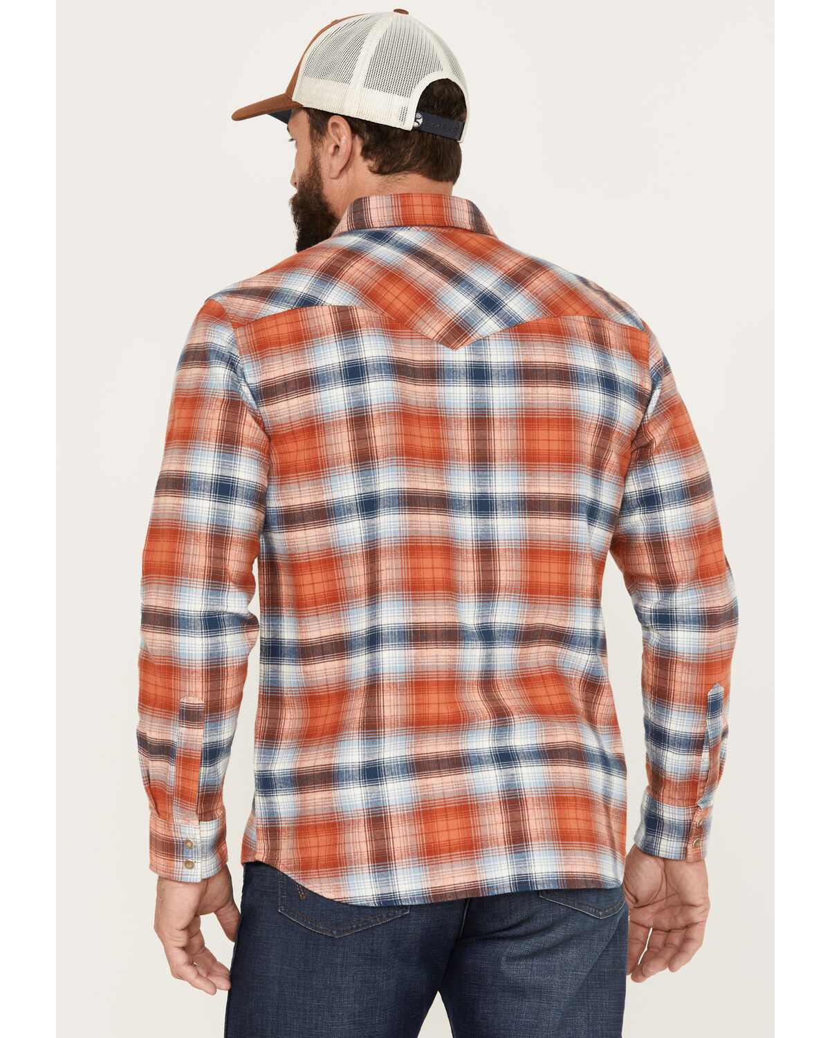 Pendleton Men's Wyatt Plaid Long Sleeve Snap Western Shirt