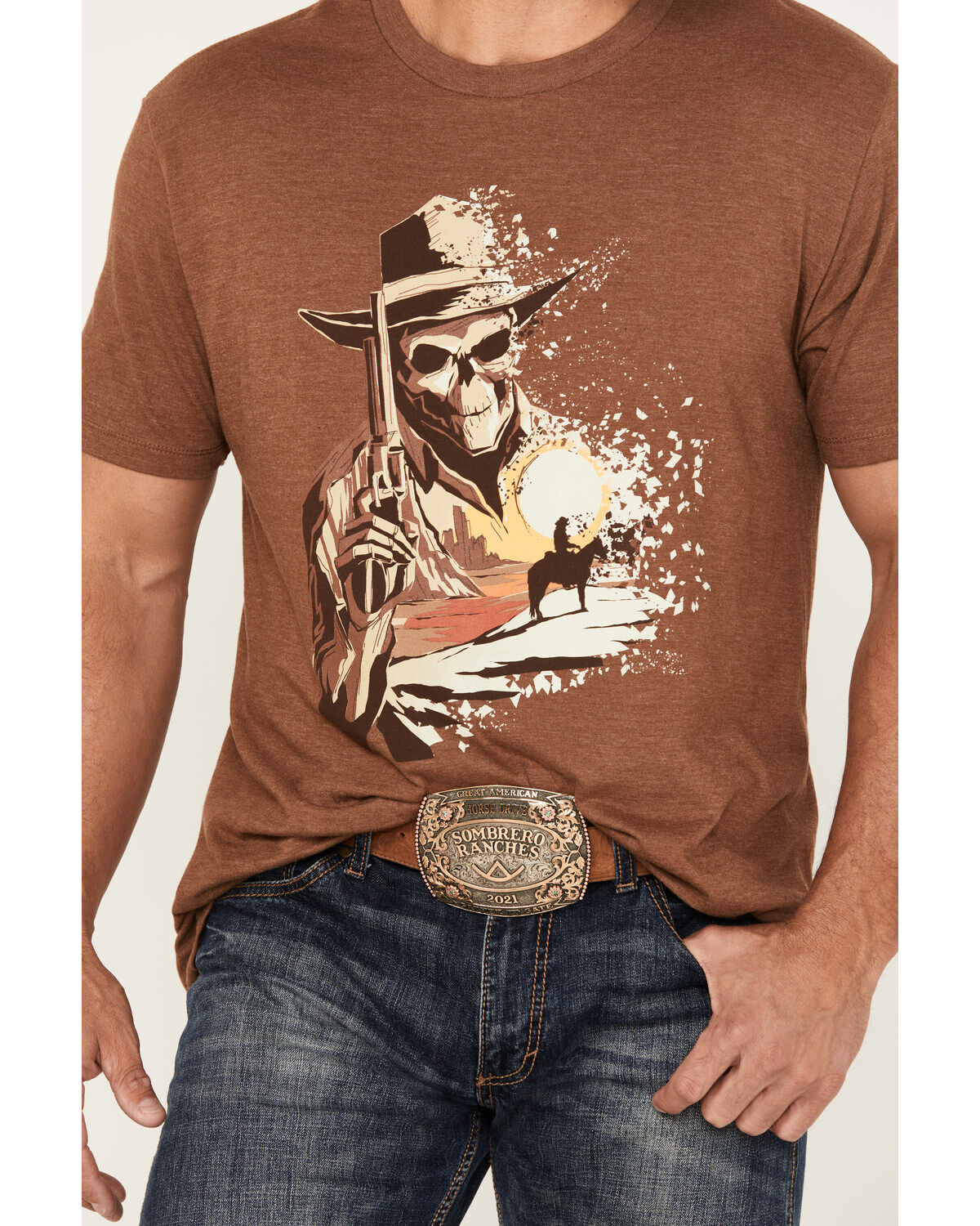 Cody James Men's Desert Ride Short Sleeve Graphic T-Shirt