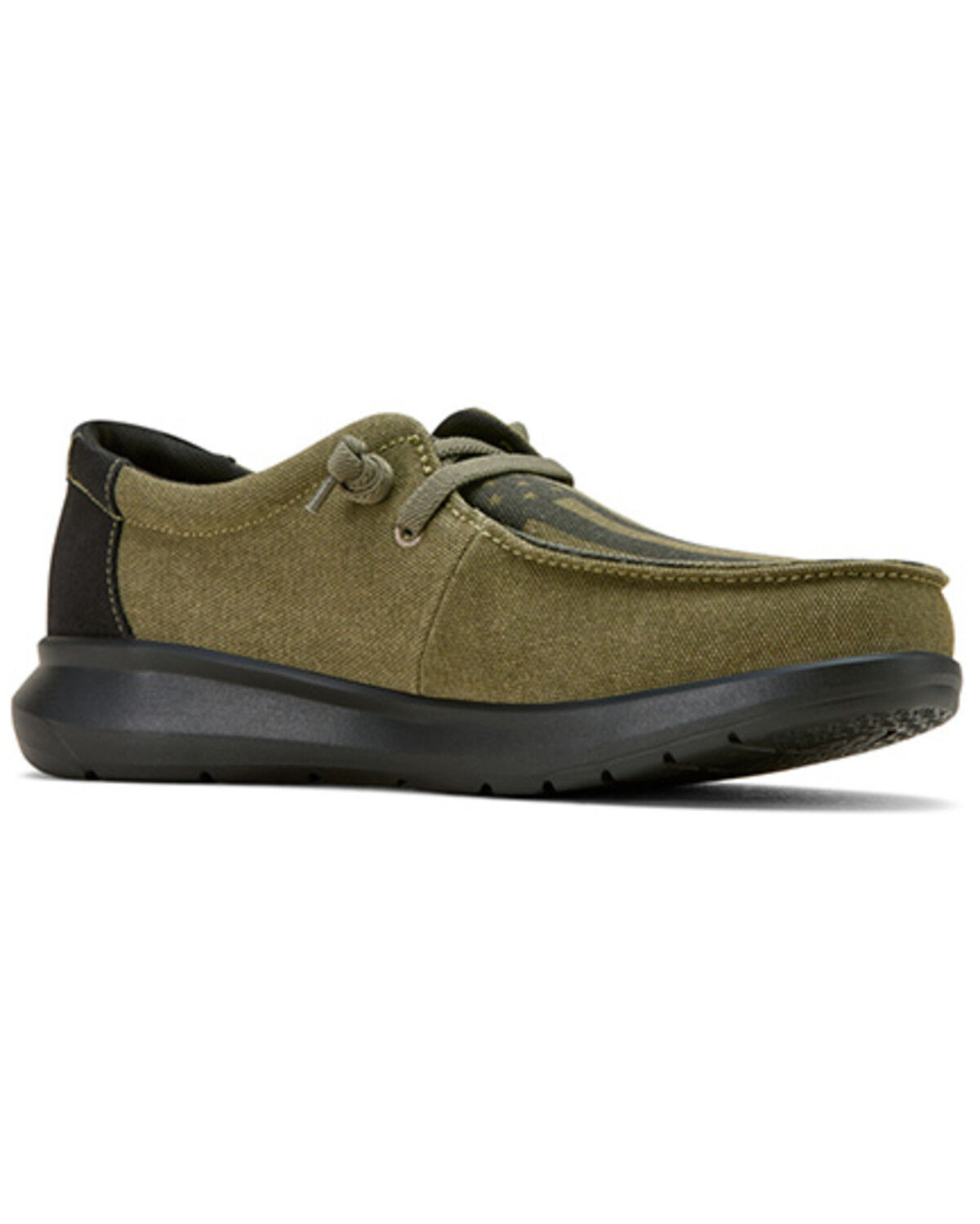 Ariat Men's Hilo Flag Print Casual Shoes - Moc Toe
