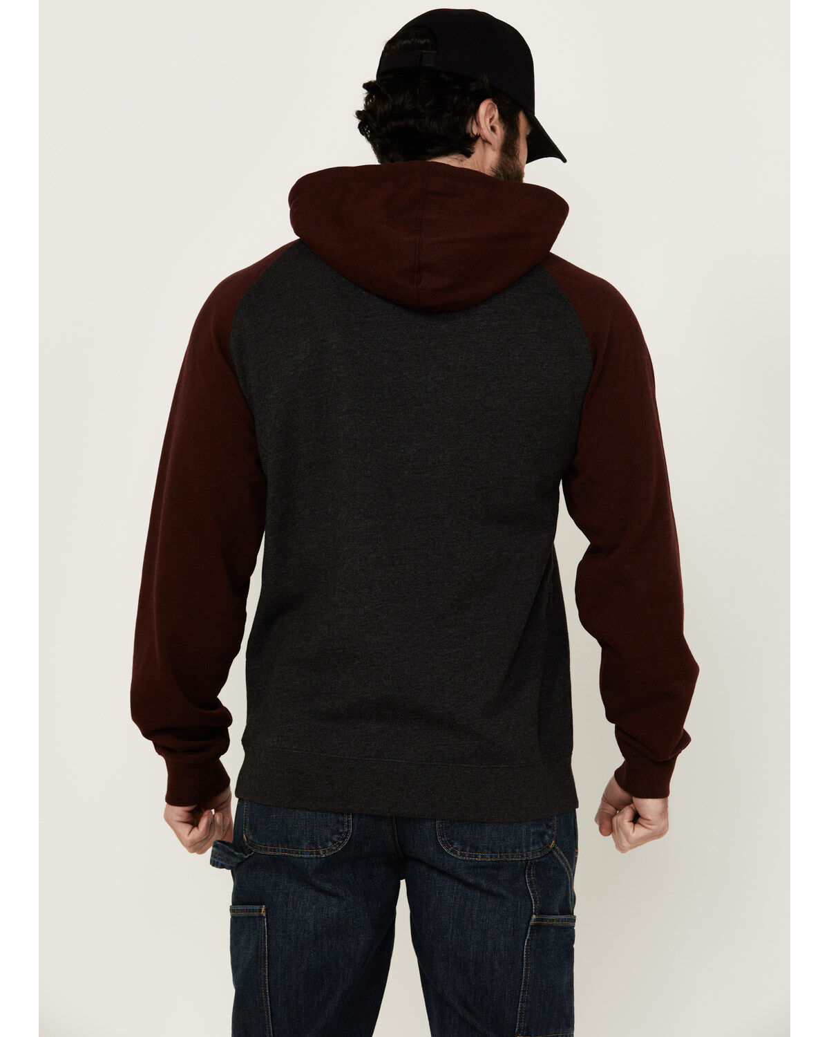 Troll Co Men's 2-Tone Hooded Sweatshirt