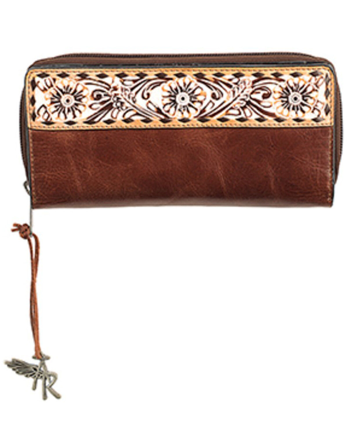 Angel Ranch Women's White Washed Daisy Wallet