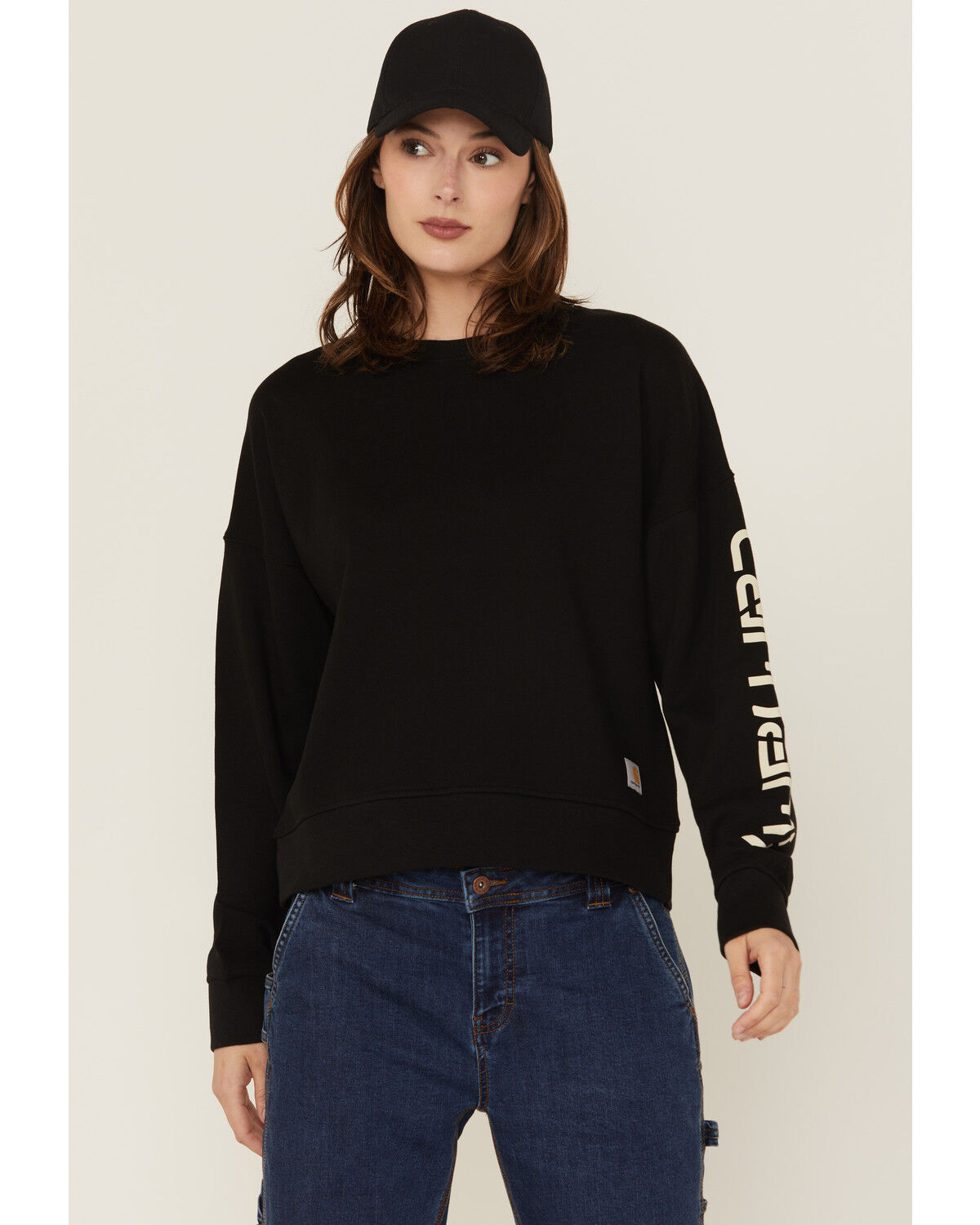 Carhartt Women's TENCEL® Fiber Series Loose Fit Long Sleeve Graphic Sweatshirt