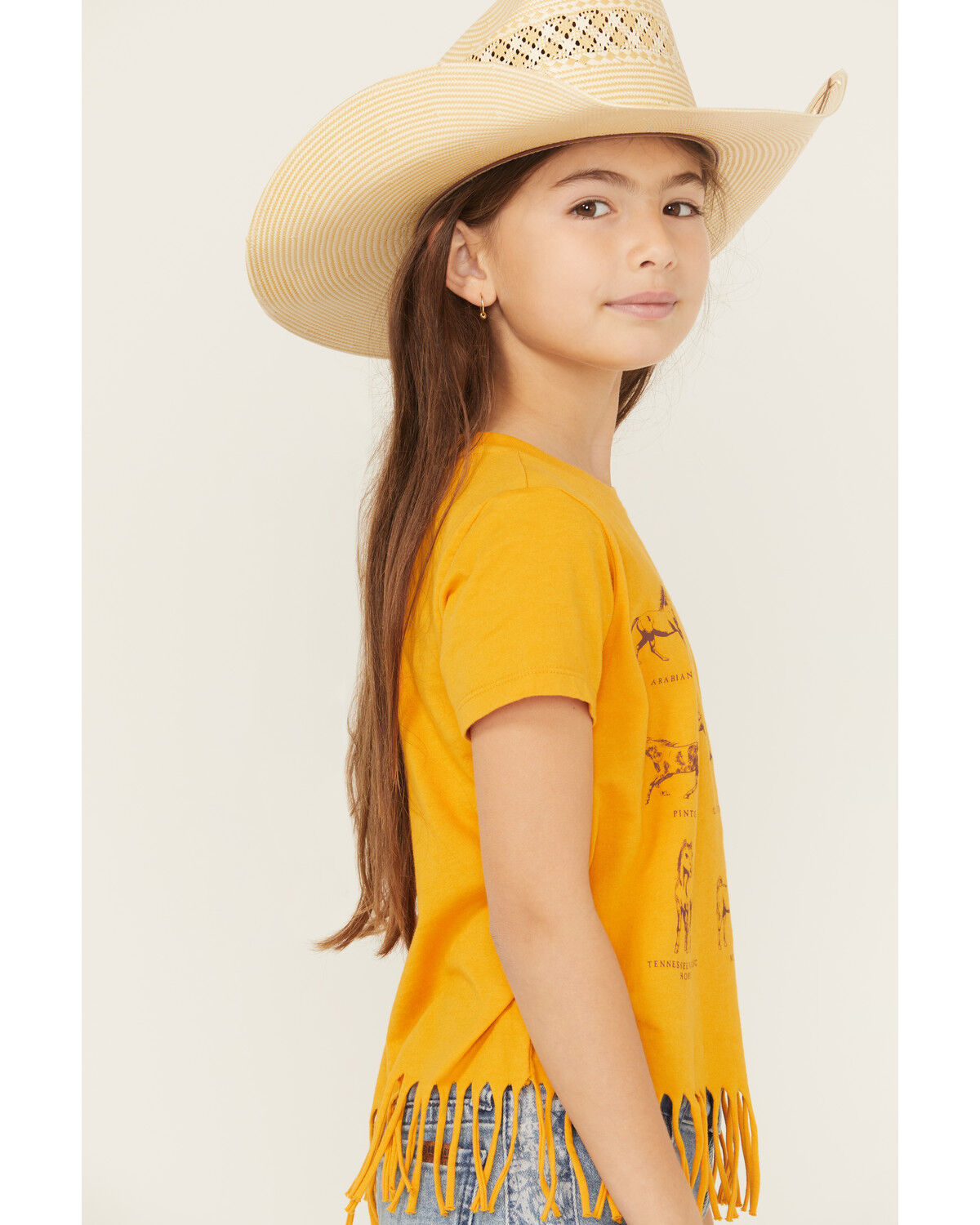 Shyanne Girls' Horse Breeds Short Sleeve T-Shirt
