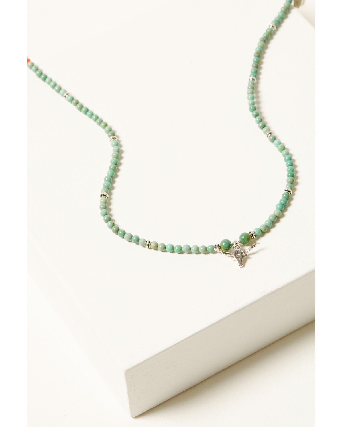 Paige Wallace Women's Longhorn Turquoise Necklace