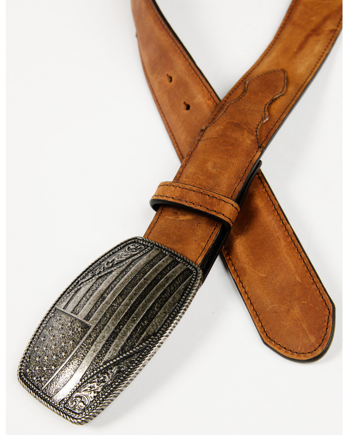 Cody James Men's American Flag Buckle Belt