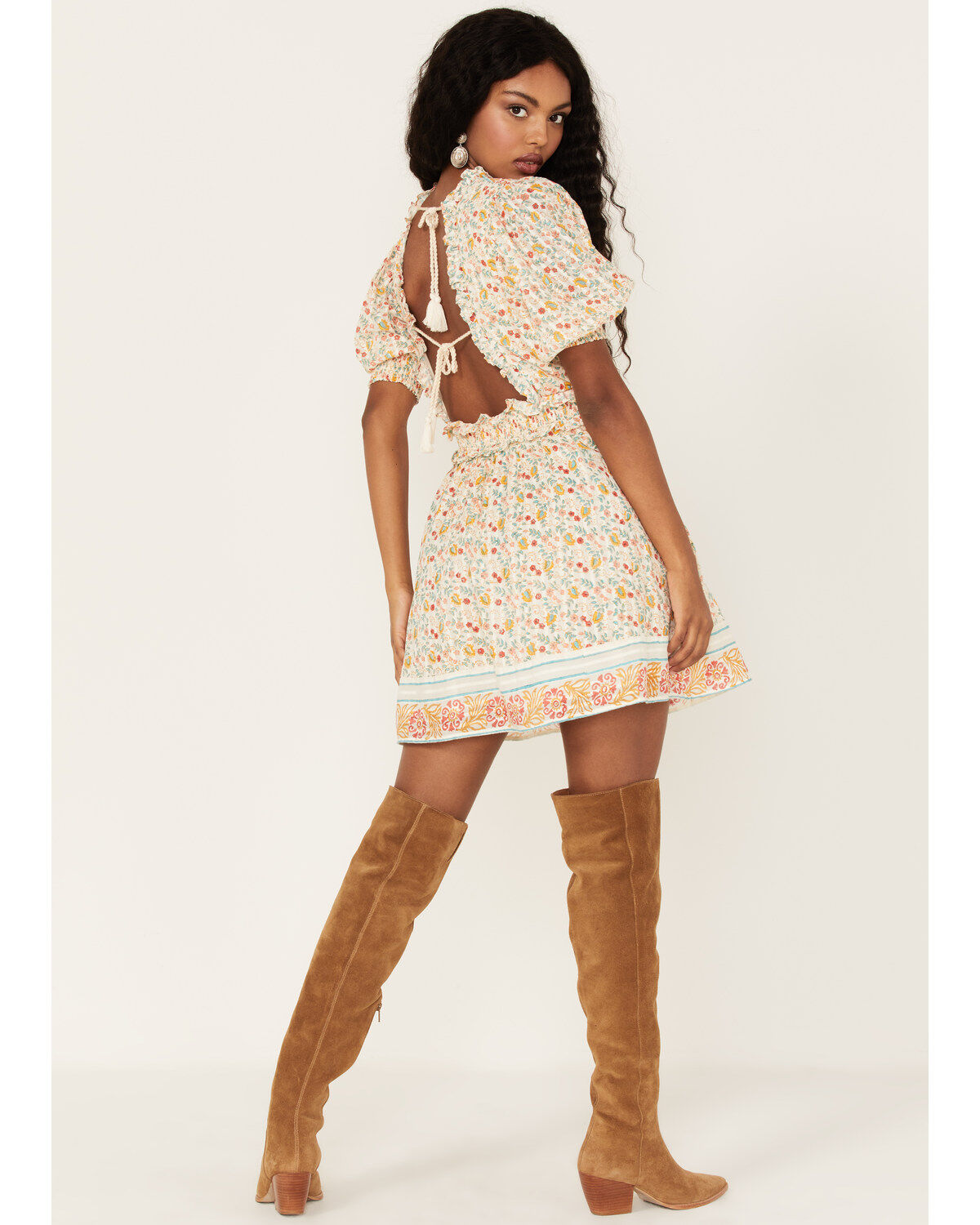 Cleobella Women's Dallas Floral Print Mini Dress