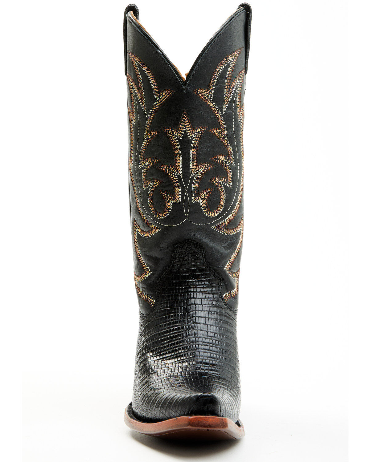 Shyanne Women's Ebonie Exotic Lizard Western Boots - Snip Toe