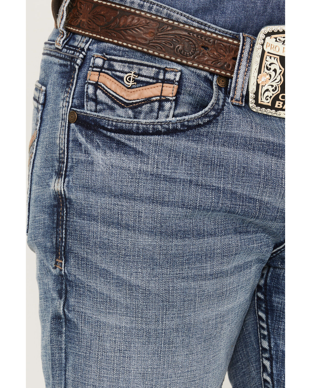 Cody James Men's Colt Stretch Slim Bootcut Jeans