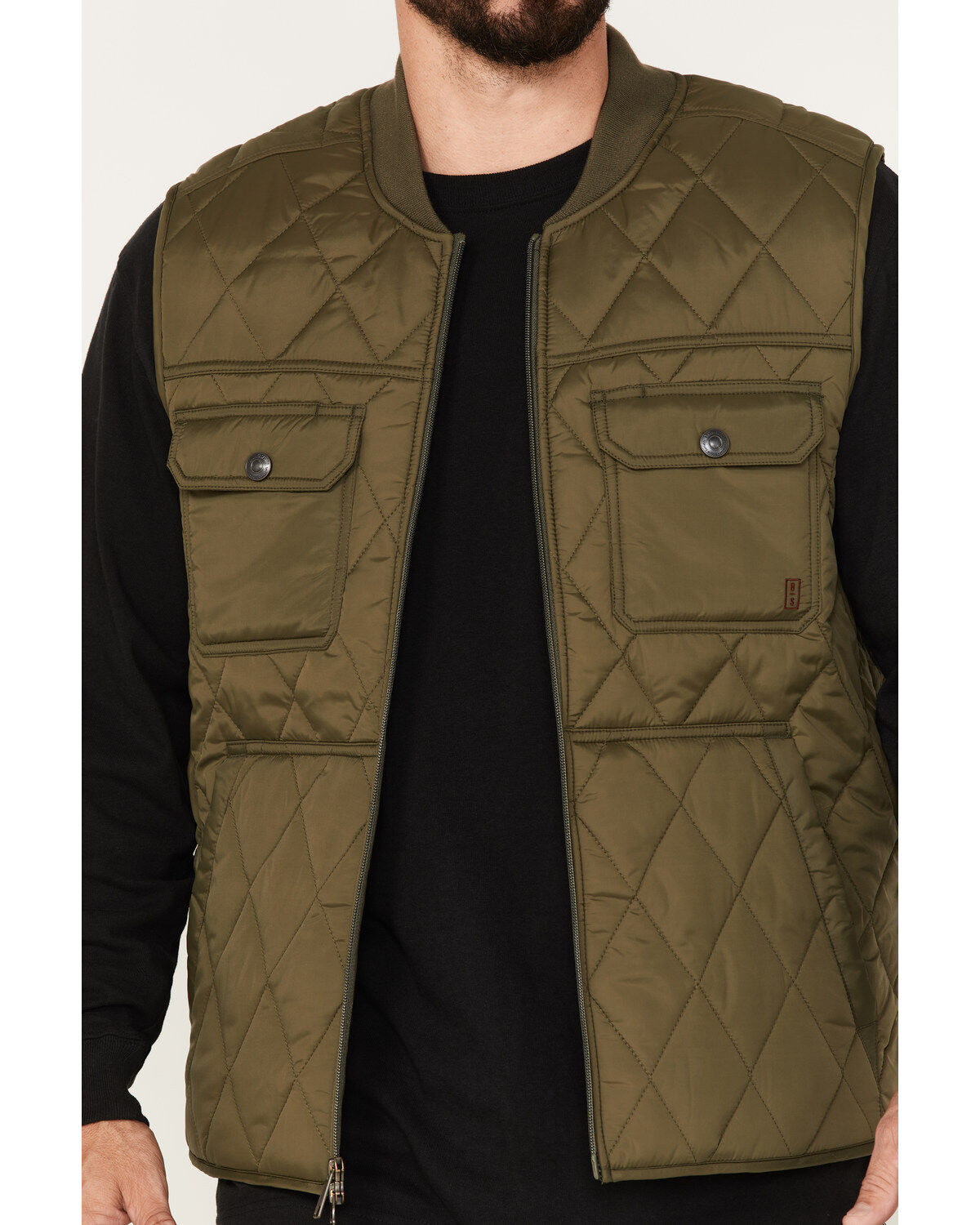 Brothers and Sons Men's Quilted Varsity Vest