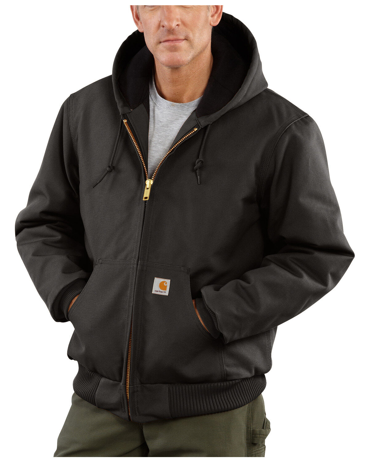 Carhartt Men's Quilted Flannel Lined Duck Active Work Jacket