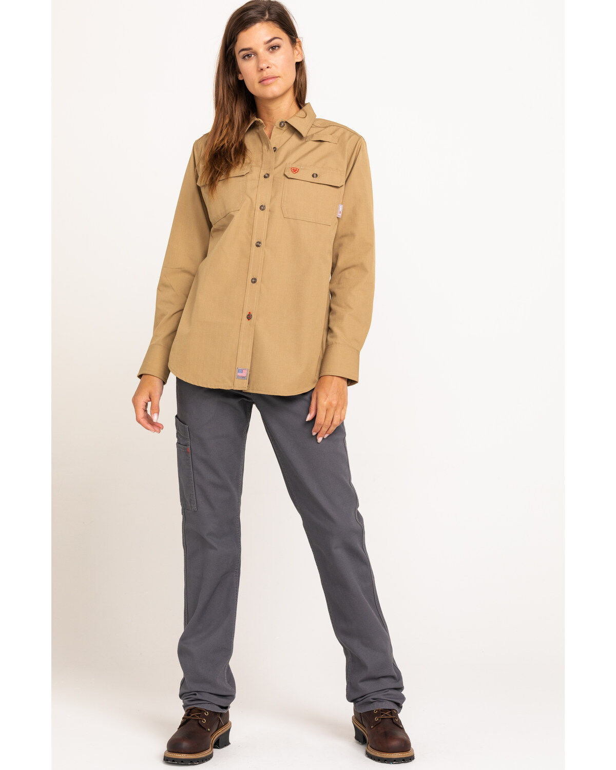 Ariat Women's FR Featherlight Long Sleeve Work Shirt