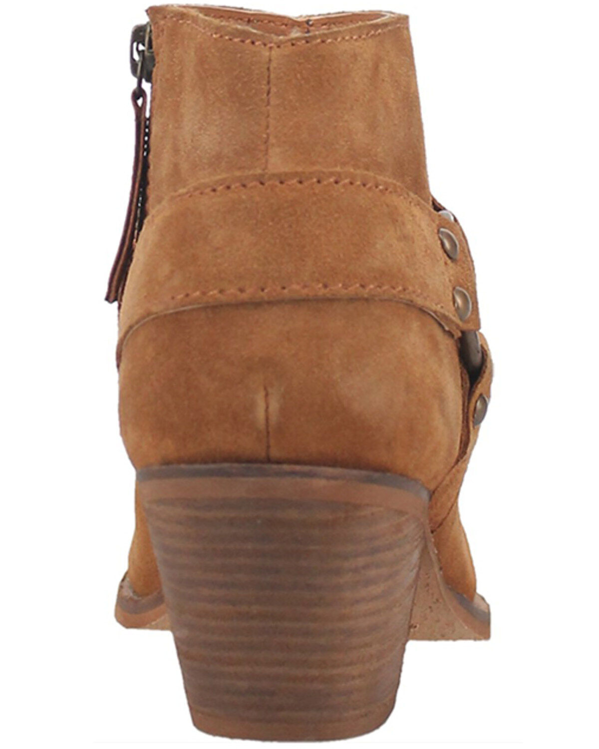 Dingo Women's Buckskin Western Fashion Booties - Snip Toe