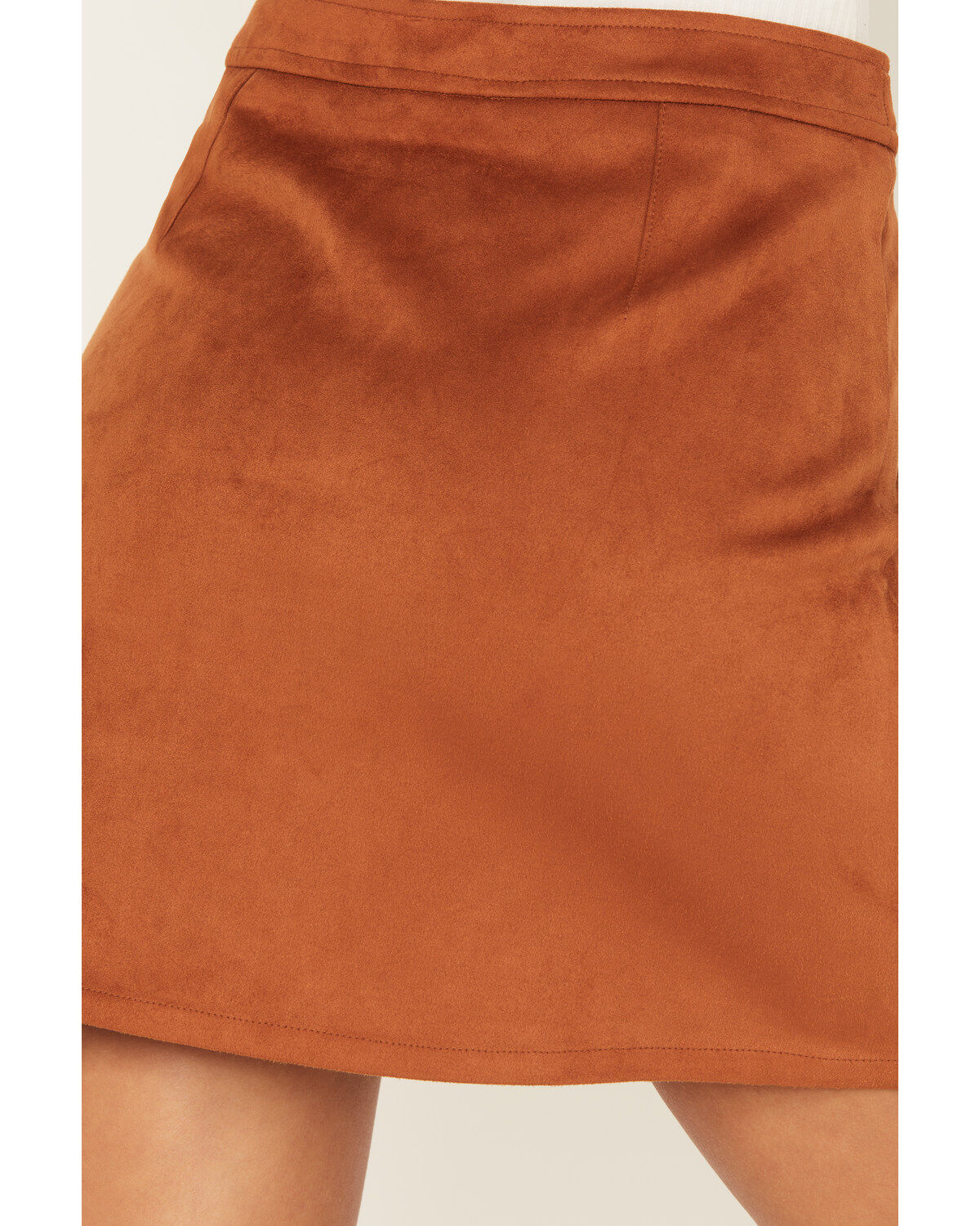 Cleo + Wolf Women's Faux Suede Skirt
