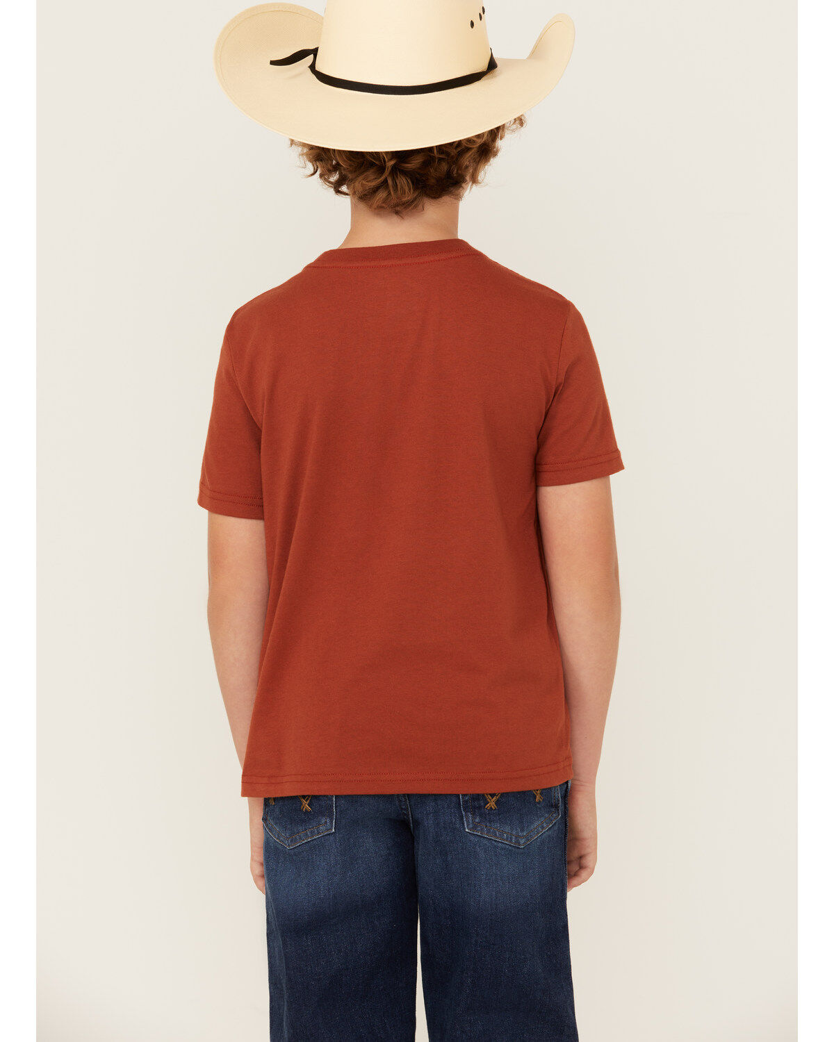 Rock & Roll Denim Boys' Steer Head Short Sleeve Graphic Tee