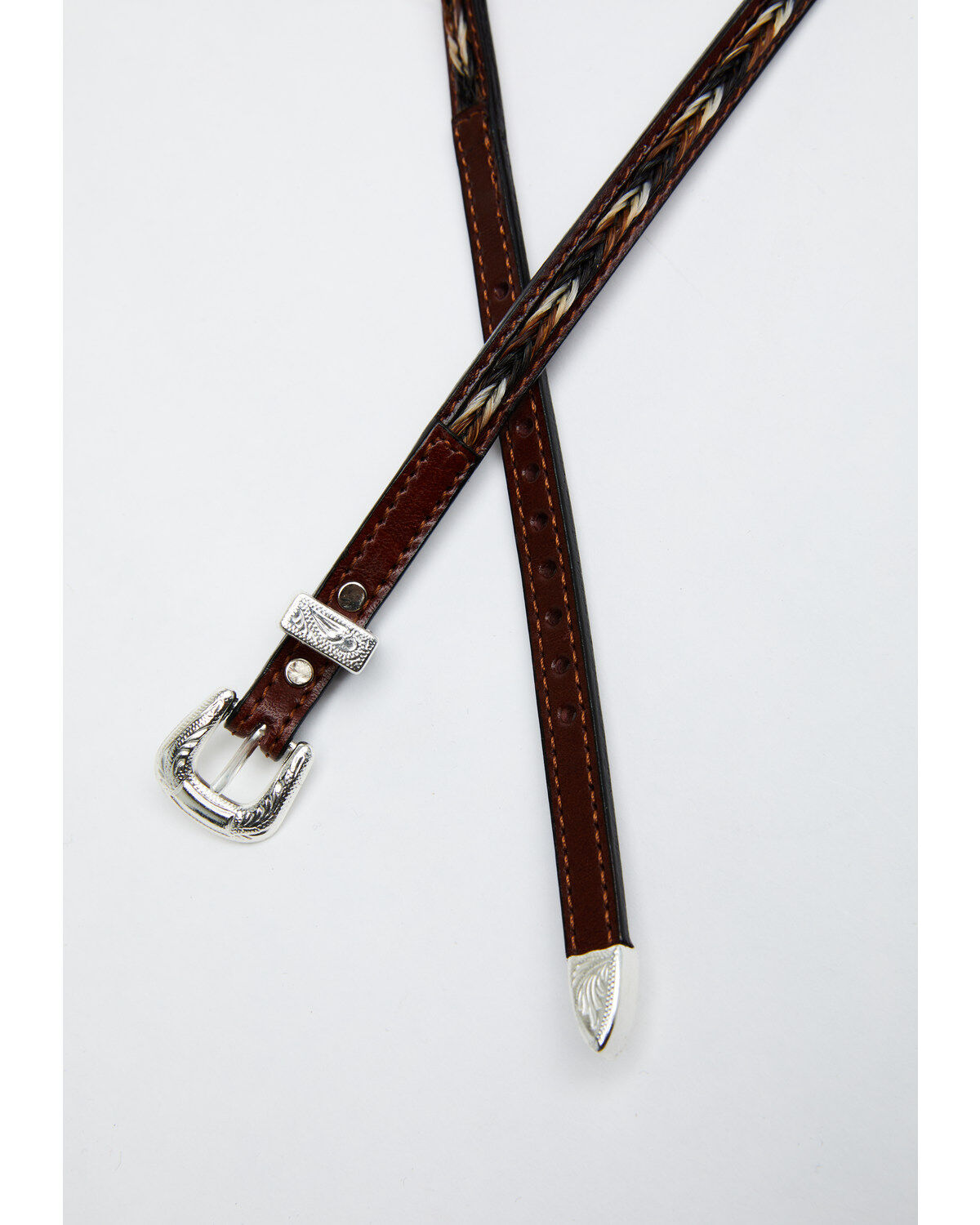 Austin Accent Leather Horsehair Insert Hat Band