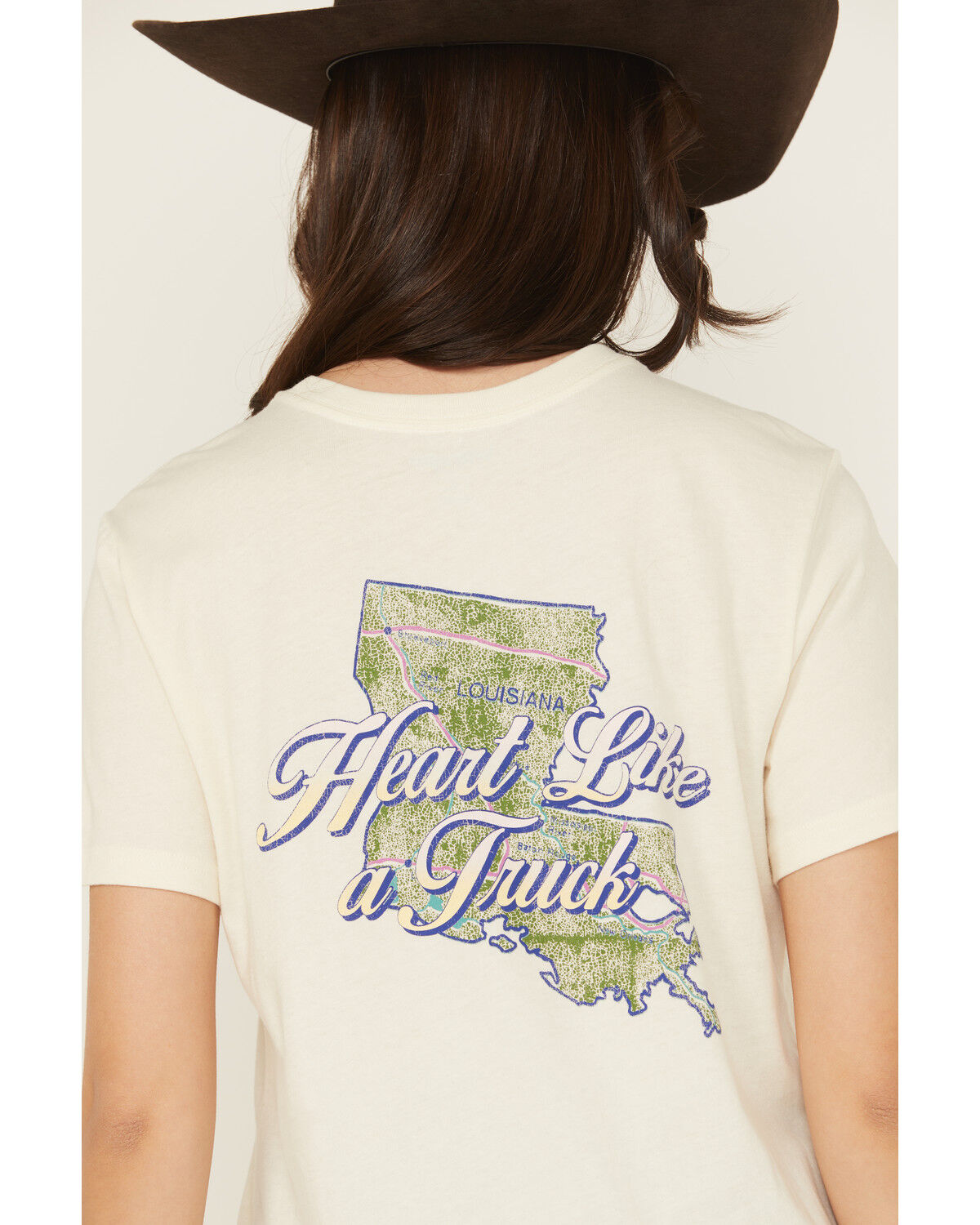 Wrangler X Lainey Wilson Women's Heart Like A Truck Short Sleeve Graphic Tee