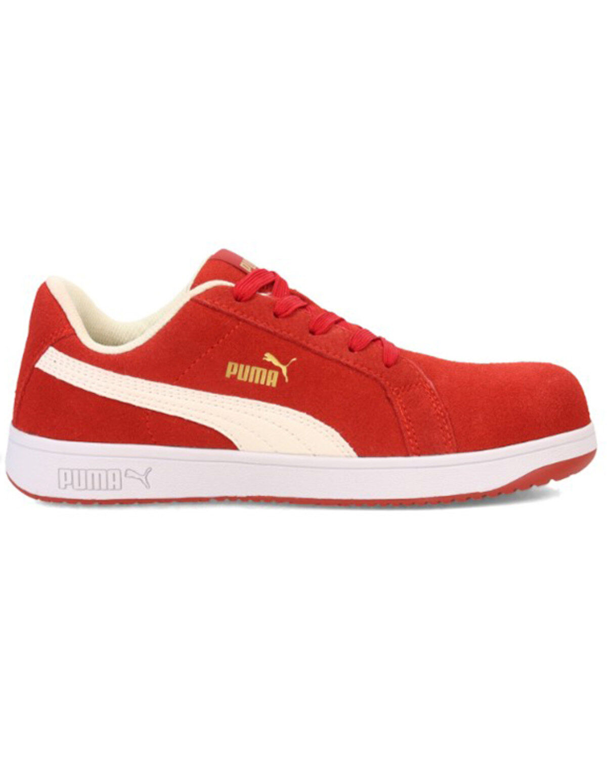 Puma Safety Women's Icon Suede Low EH Safety Toe Work Shoes - Composite Toe