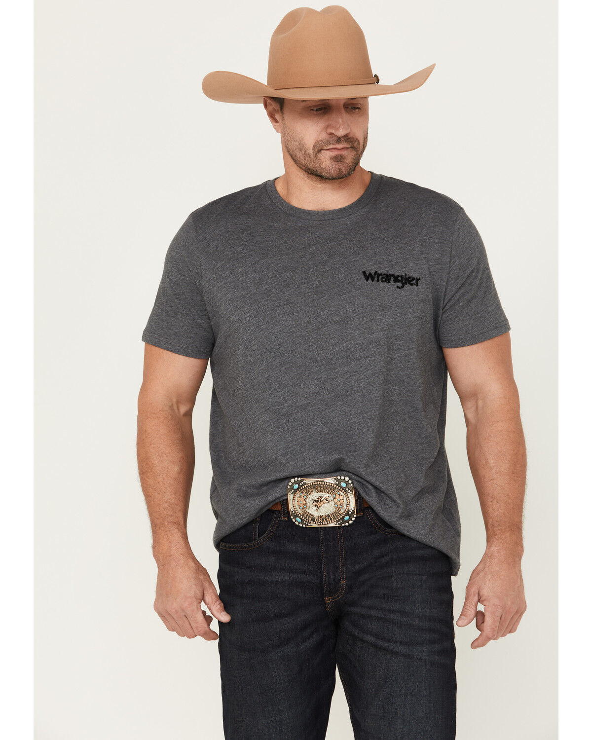 Wrangler Men's Born Free Short Sleeve Graphic T-Shirt