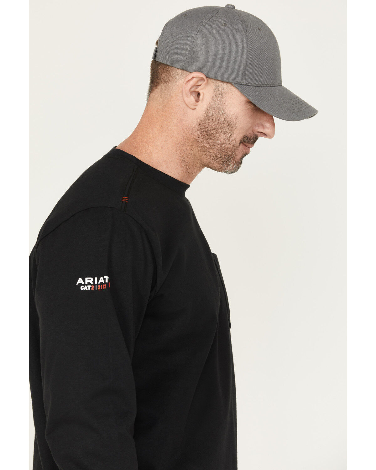 Ariat Men's FR Hard Head Long Sleeve Pocket Work Shirt