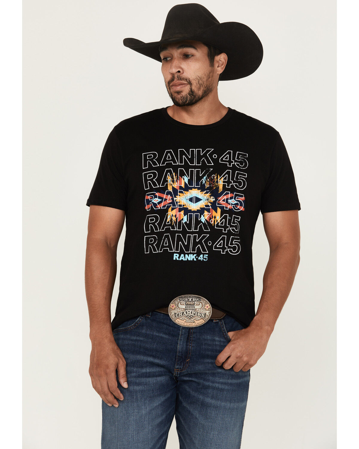 RANK 45® Men's Strom Southwestern Print Short Sleeve Graphic T-Shirt