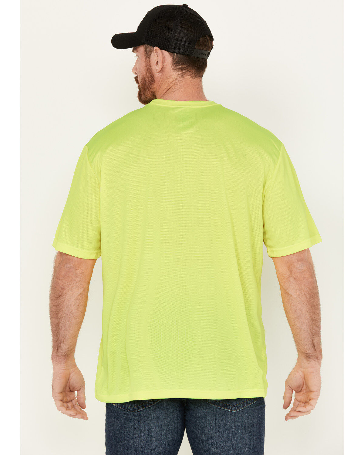 Hawx Men's High-Visibility Short Sleeve Work Shirt