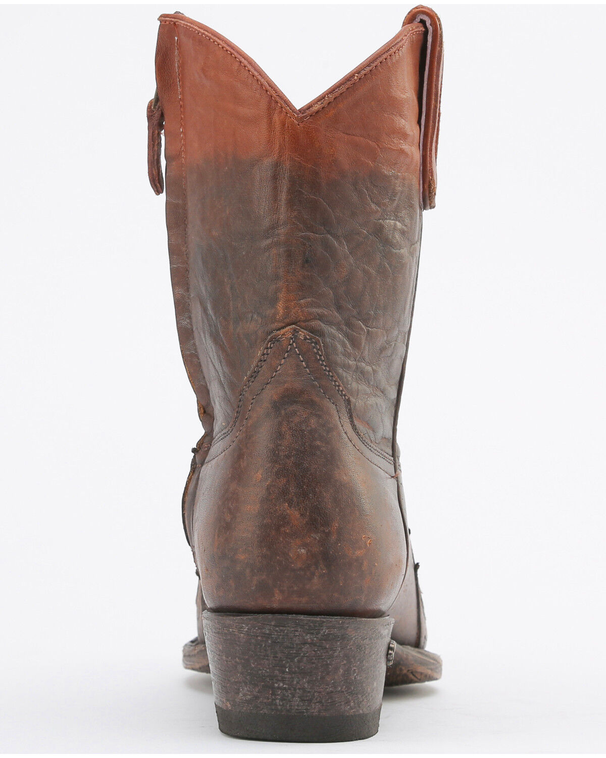 Miss Macie Women's Brown Weatherford Boots - Snip Toe