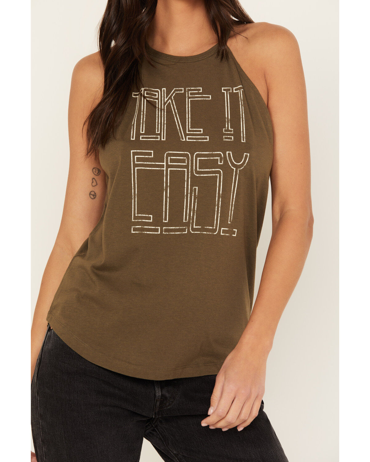 Cleo + Wolf Women's Take it Easy Racer Back Tank