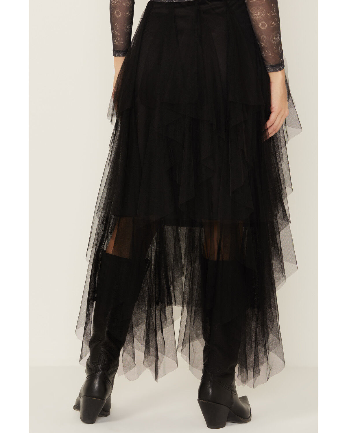 Easel Women's Tulle Midi Skirt