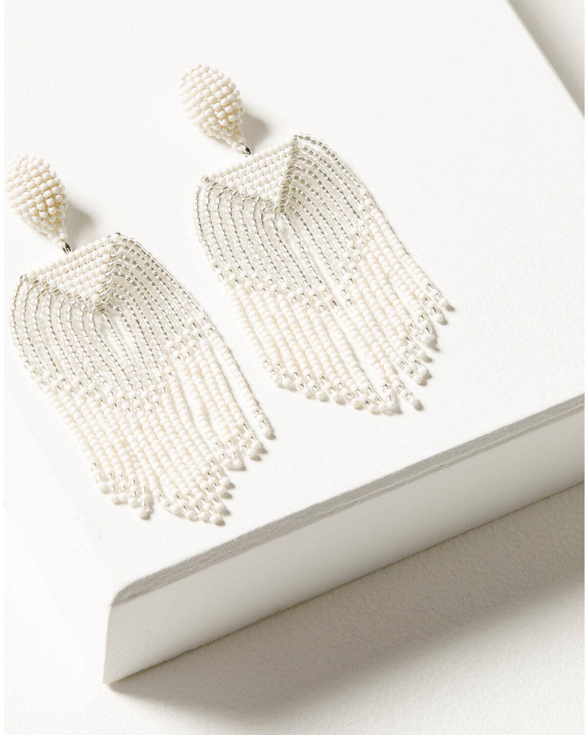Shyanne Women's Beaded Fringe Statement Earrings