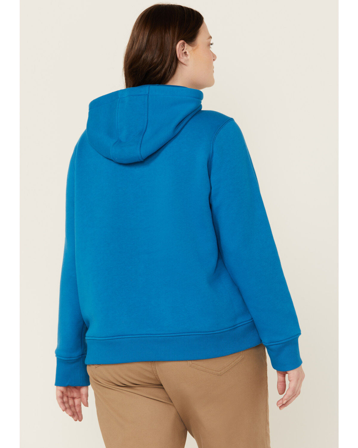 Carhartt Women's Relaxed Fit Midweight Logo Graphic Hoodie - Plus