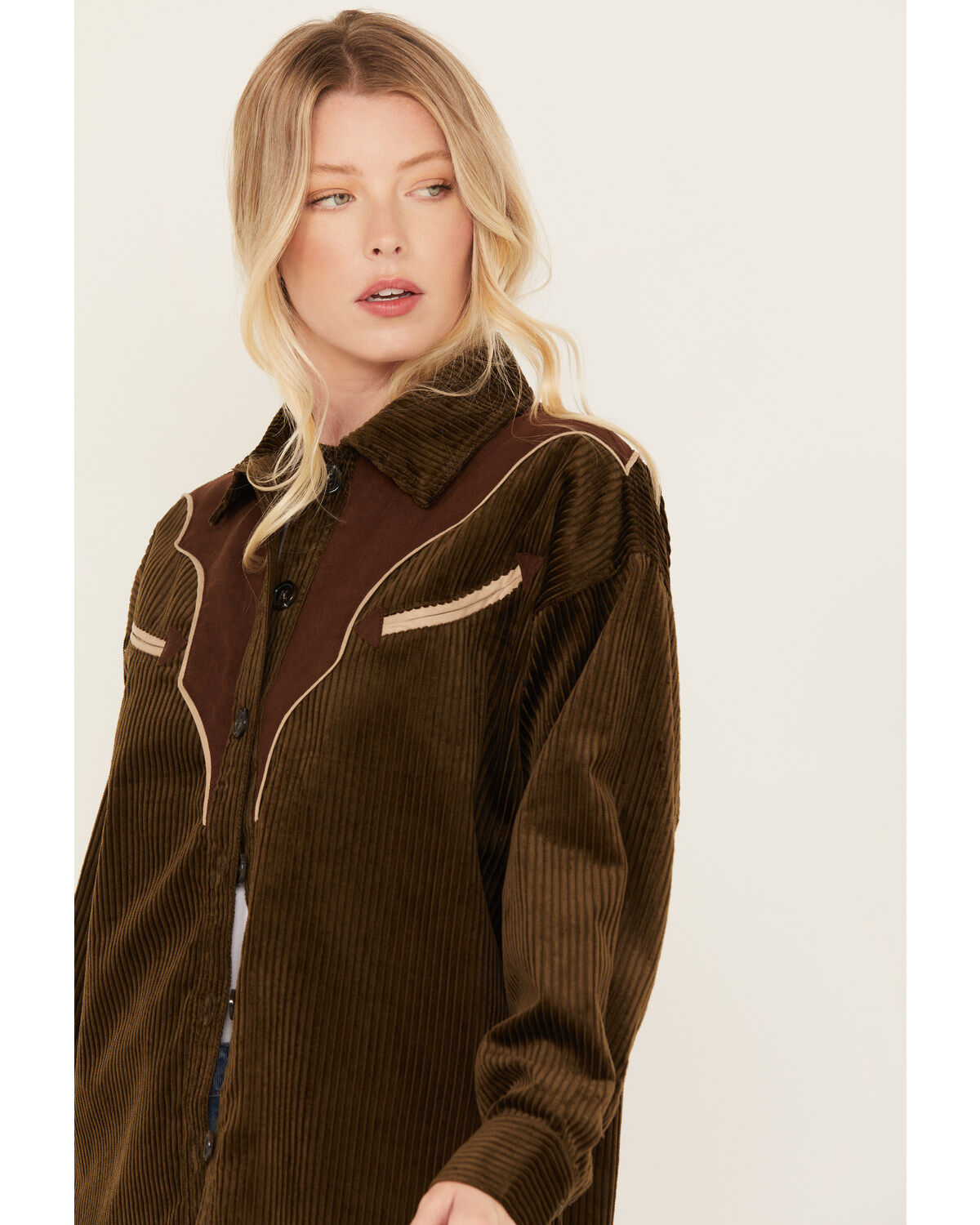 Shyanne Women's Corduroy Western Shacket