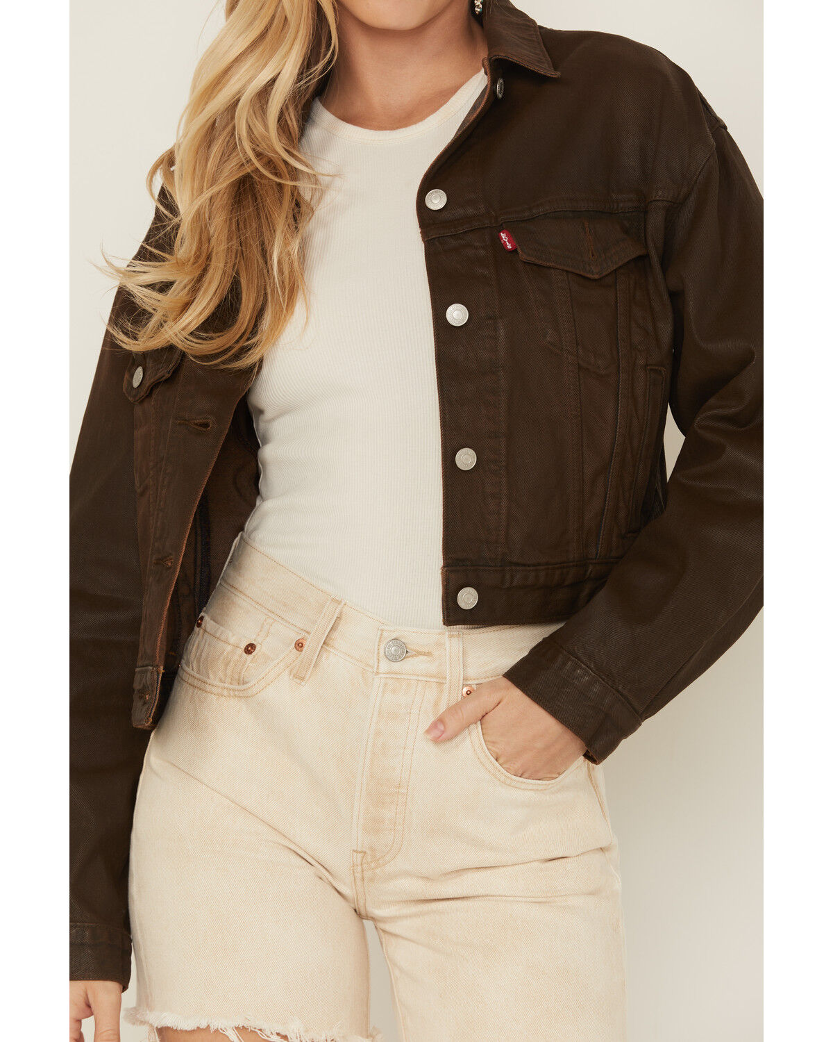 Levis' Women's 90s Pay Day Coated Denim Jacket