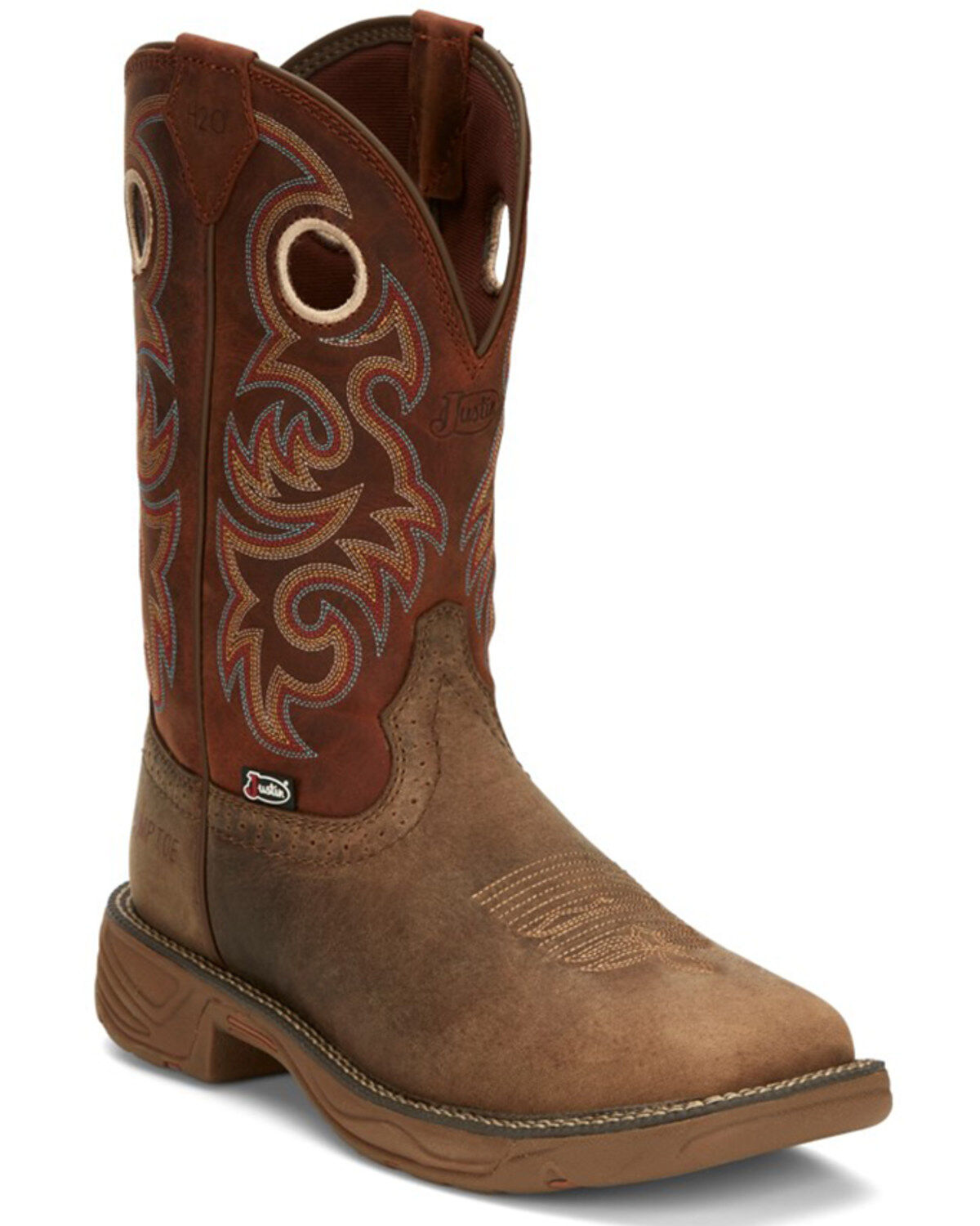 Justin Men's Rush Western Work Boots - Composite Toe