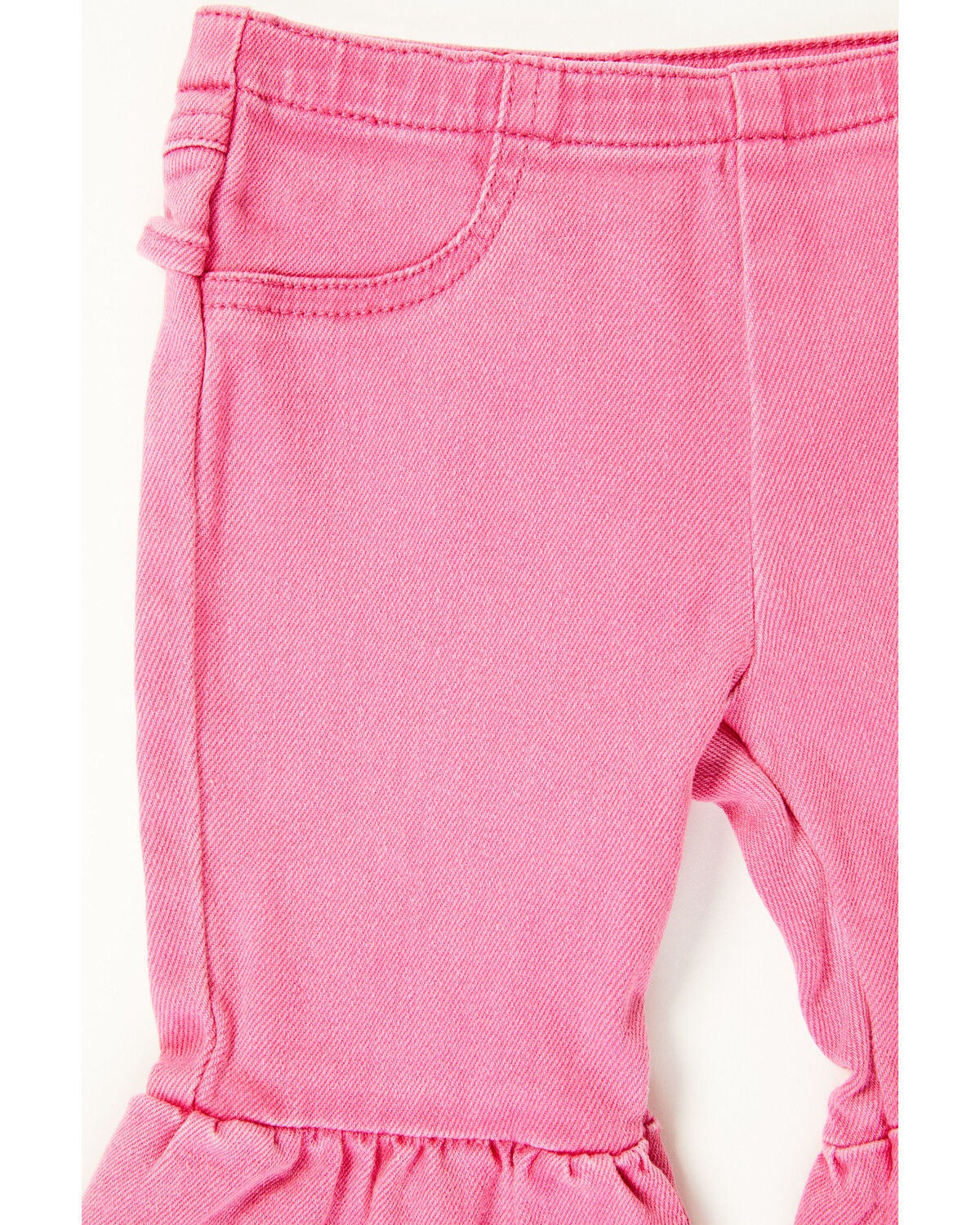 Wrangler Infant Girls' Ruffle Flare Pants