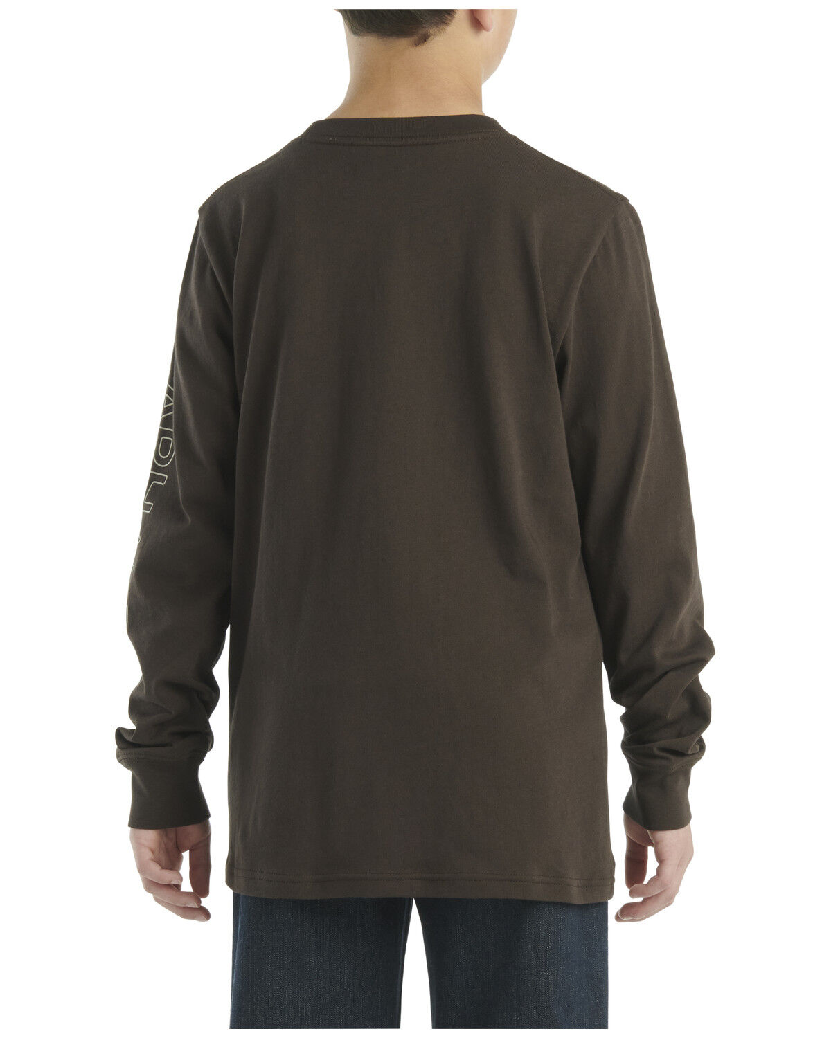 Carhartt Boys' Mustang Logo Print Long Sleeve Graphic Shirt