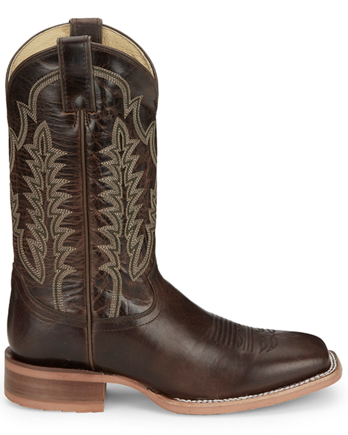 Justin Men's Lyle Umber Western Boots - Broad Square Toe