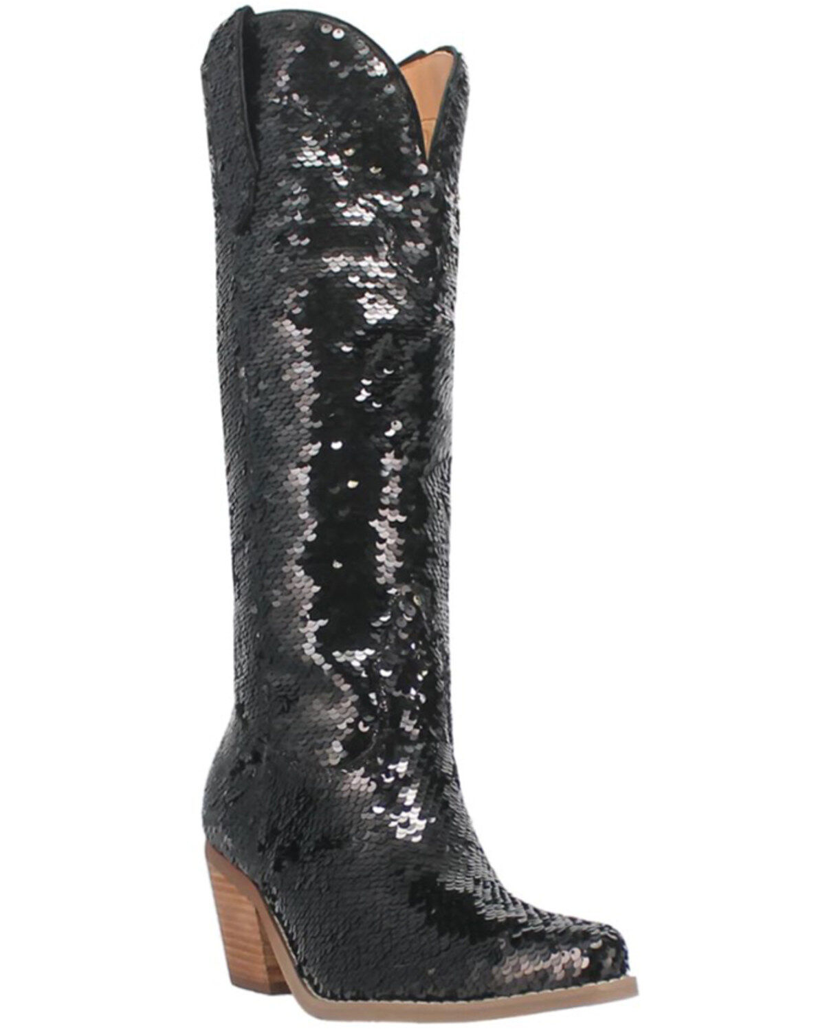 Dingo Women's Sequin Dance Hall Queen Tall Western Boots - Snip Toe