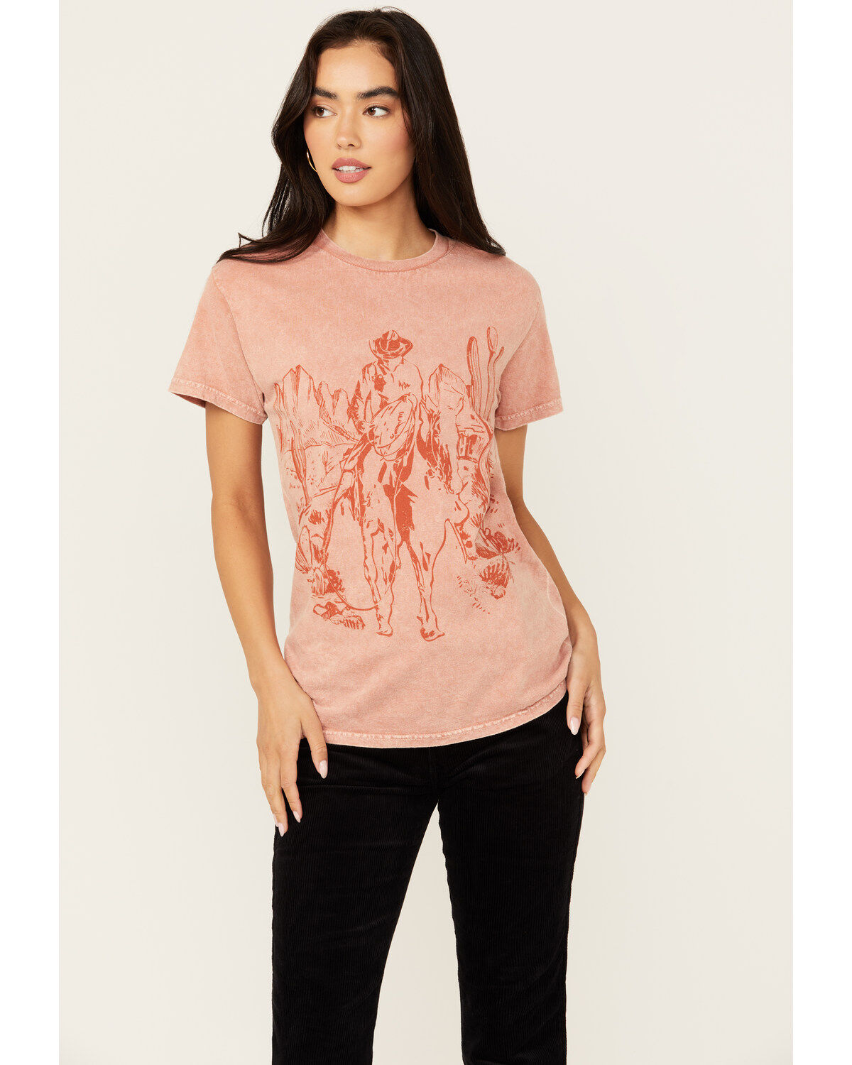 Youth in Revolt Women's Cowboy Short Sleeve Graphic Tee