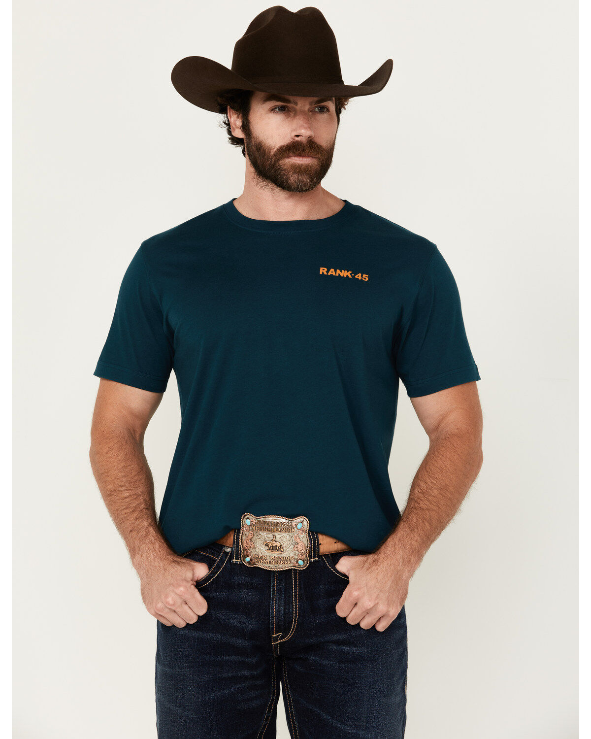 RANK 45® Men's Heritage Rodeo Short Sleeve Graphic T-Shirt