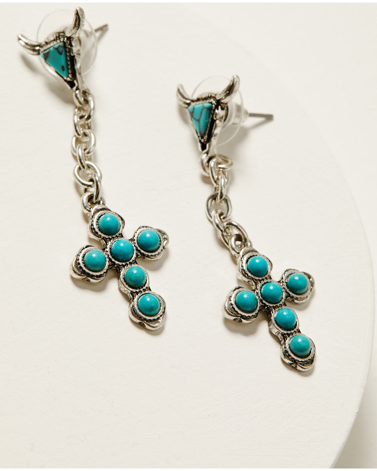 Shyanne Women's Cross Horn Earring Set - 3 Piece