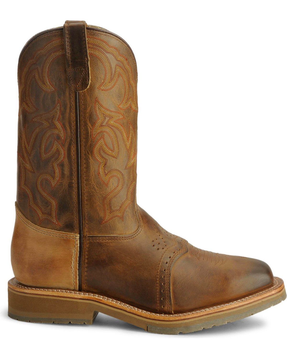 Double-H Men's Steel Square Toe Western Boots