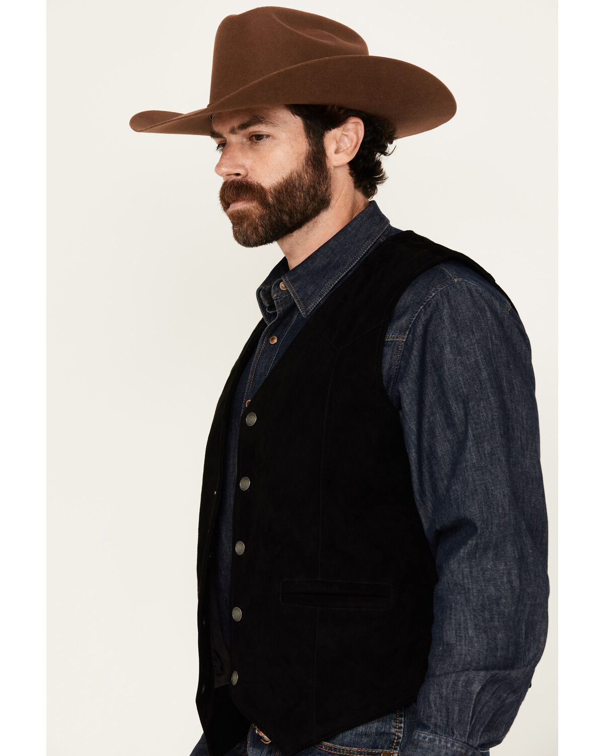 Cody James Men's Angus 2.0 Suede Vest