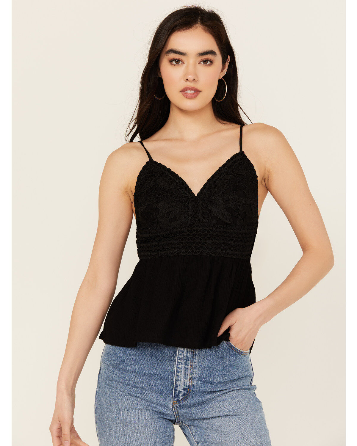 Shyanne Women's Lace Bustier Tank