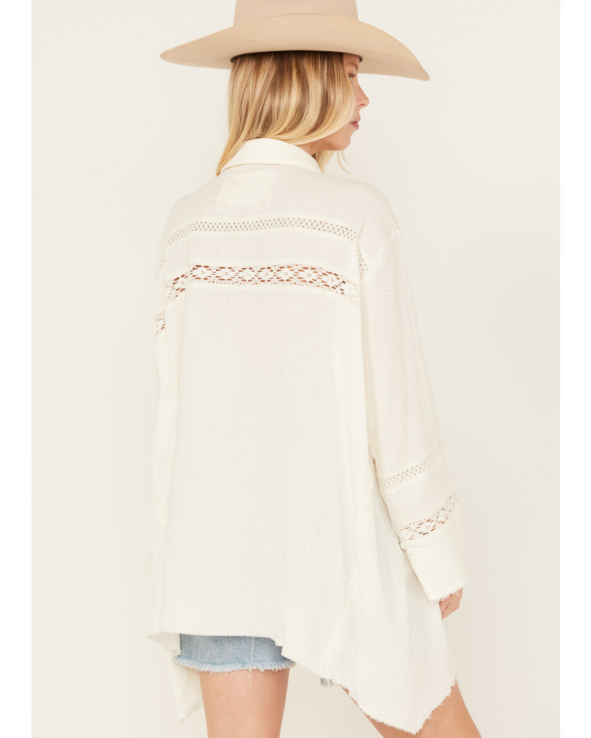 Free People Women's Ranch Wash Long Sleeve Top