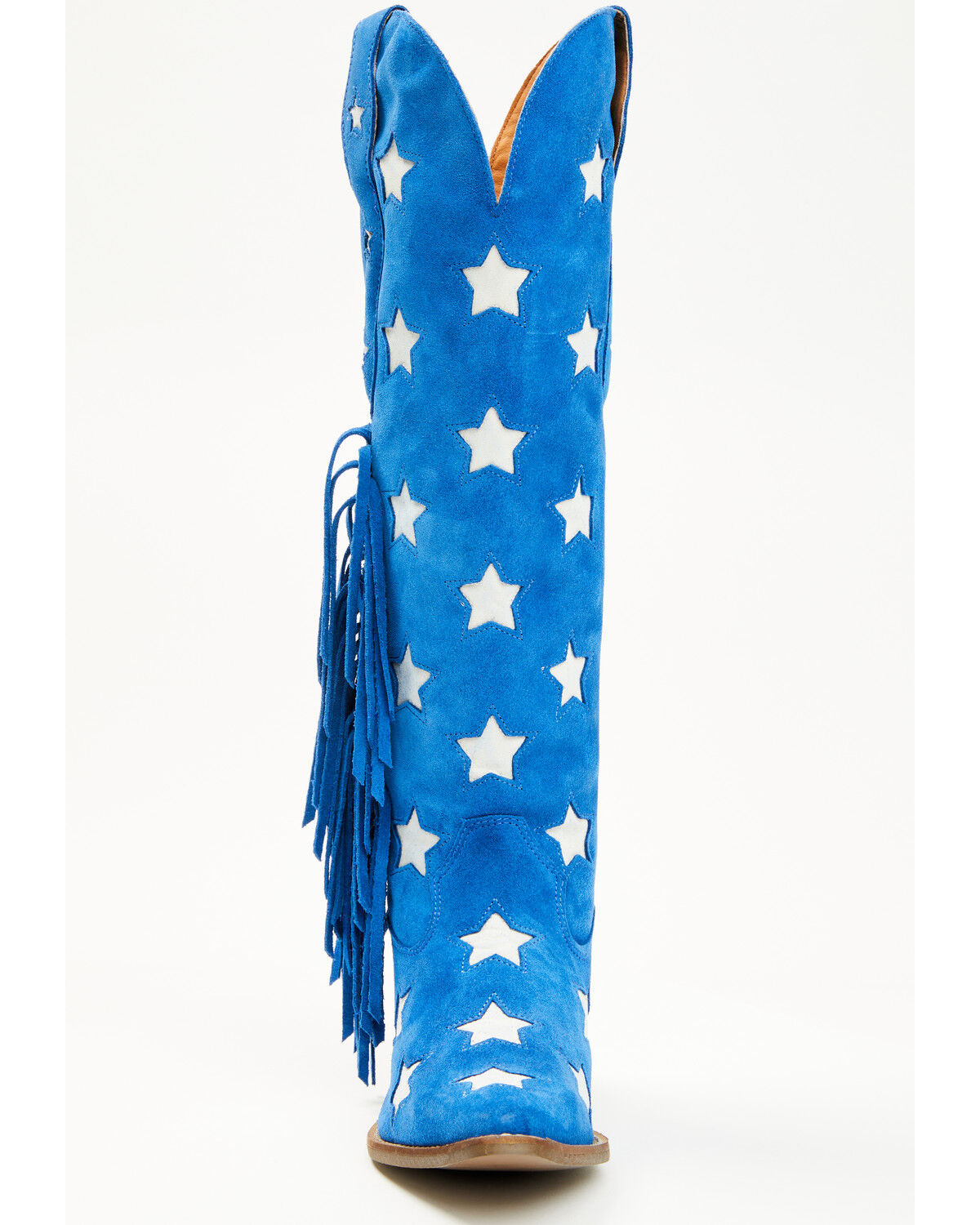 Dingo Women's Super Star Tall Suede Western Boots - Snip Toe