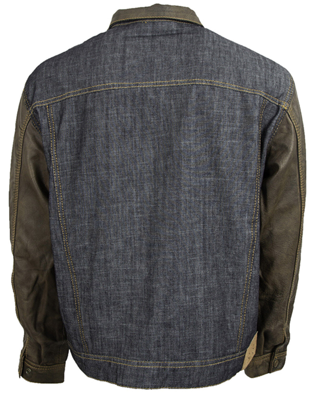STS Ranchwear Boys' Mustang Leather Denim Jacket