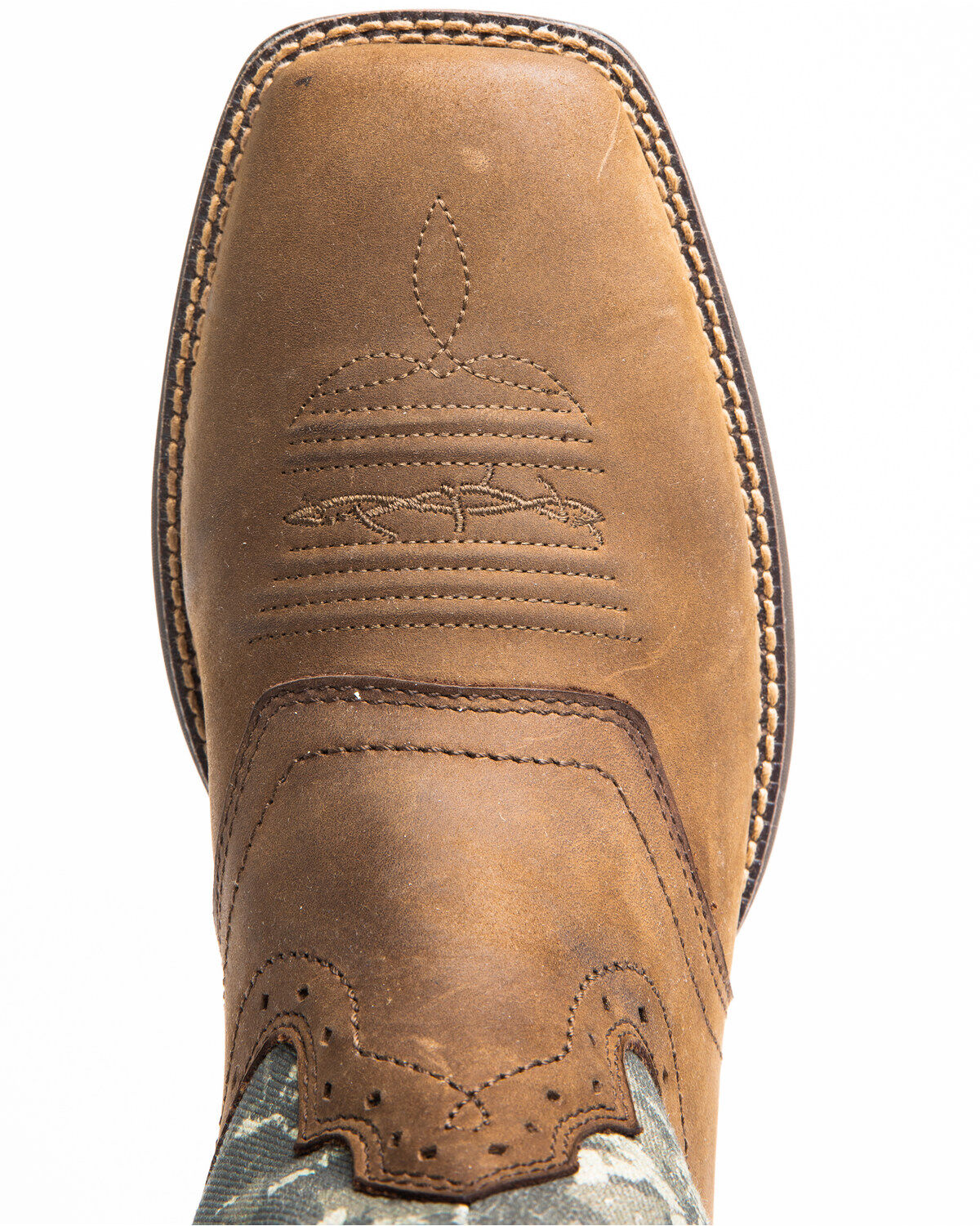 Brothers and Sons Men's Tychee Camo Flag Underlay Western Performance Boots - Broad Square Toe