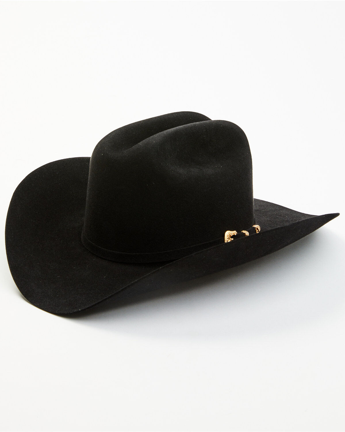Larry Mahan Black Opulento 30X Fur Felt Cowboy Hat